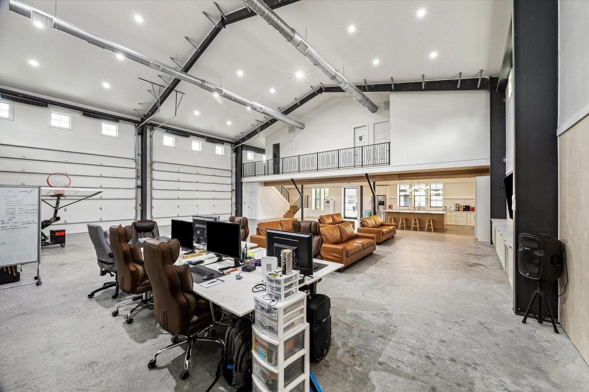 Home Office, Interior, Recessed Lighting