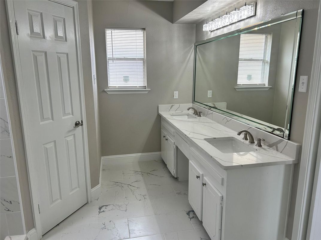 Bathroom, Dual Sink Vanities, Interior, Marble