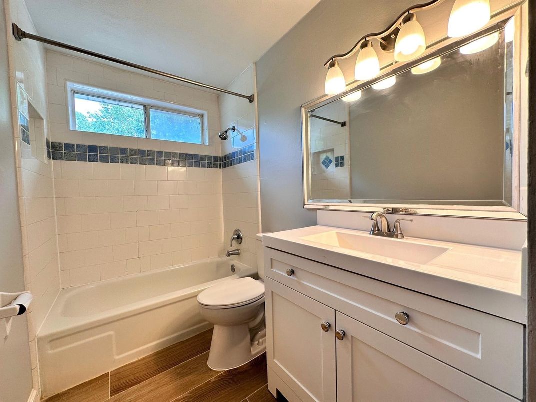 Bathroom, Interior, Wood Texture Flooring