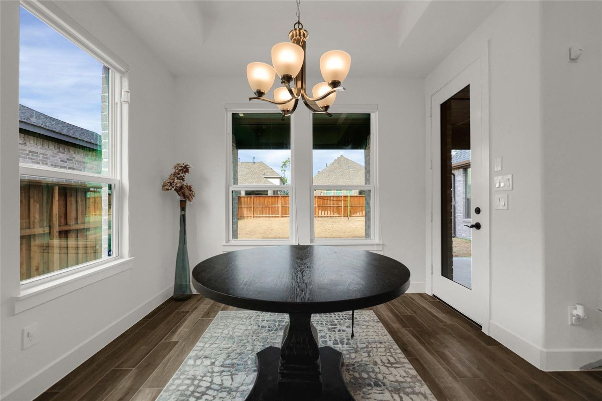 Chandelier, Interior, Wood Texture Flooring