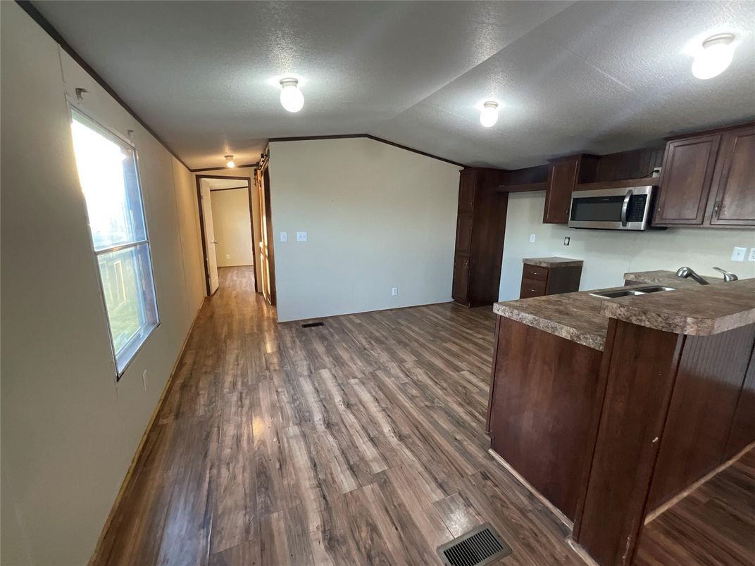 Interior, Kitchen, Wood Texture Flooring
