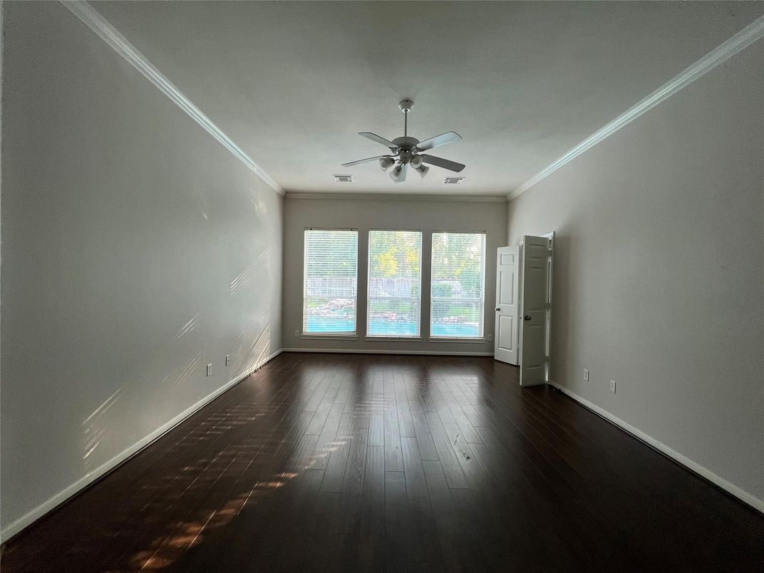Empty room, Interior, Wood Texture Flooring