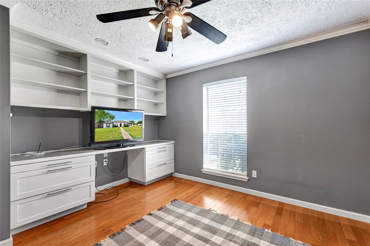 Home Office, Interior, Wood Texture Flooring