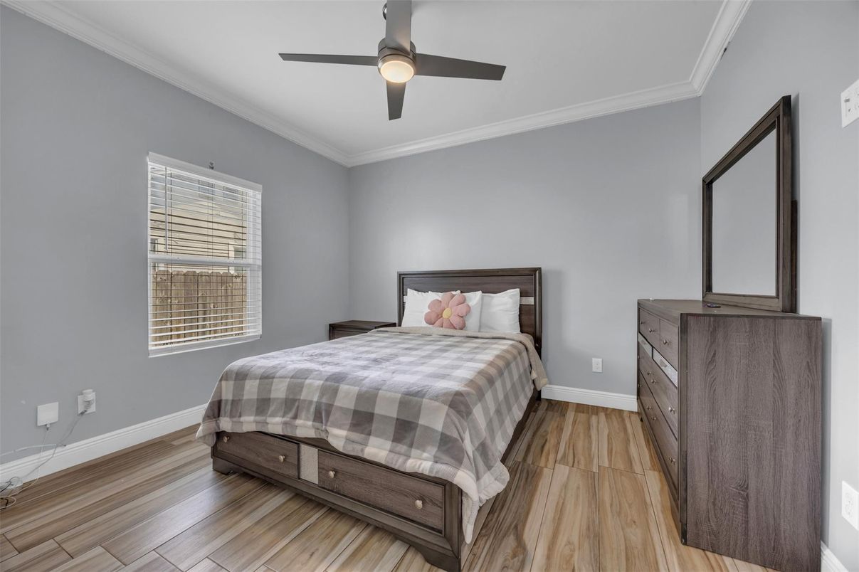 Bedroom, Interior, Wood Texture Flooring