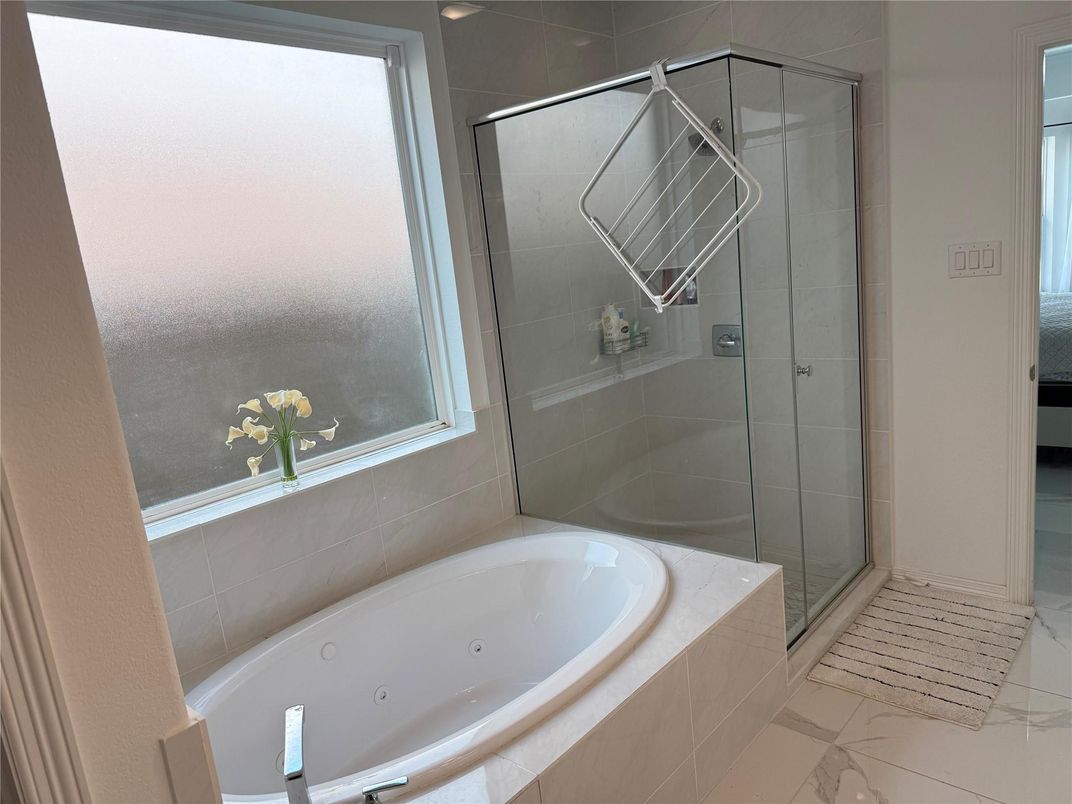 Bathroom, Glass Shower, Interior, Marble