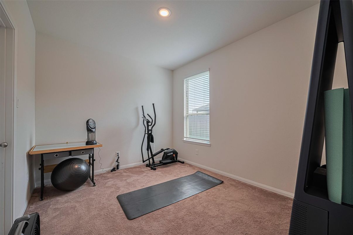 Fitness Equipment, Interior, Recessed Lighting