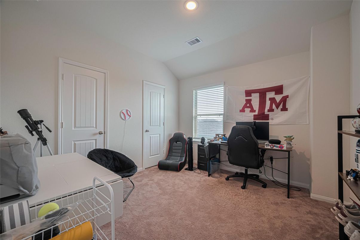 Home Office, Interior, Recessed Lighting