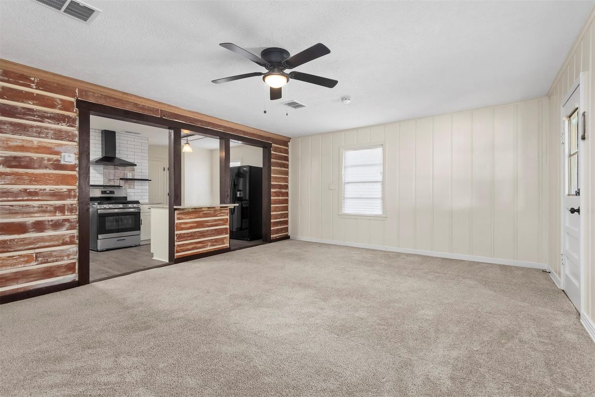 Empty room, Interior, Kitchen, Stone Walls