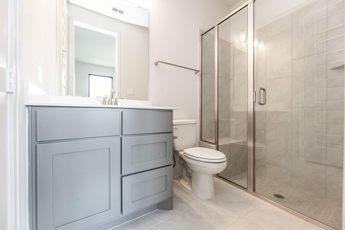 Bathroom, Glass Shower, Interior