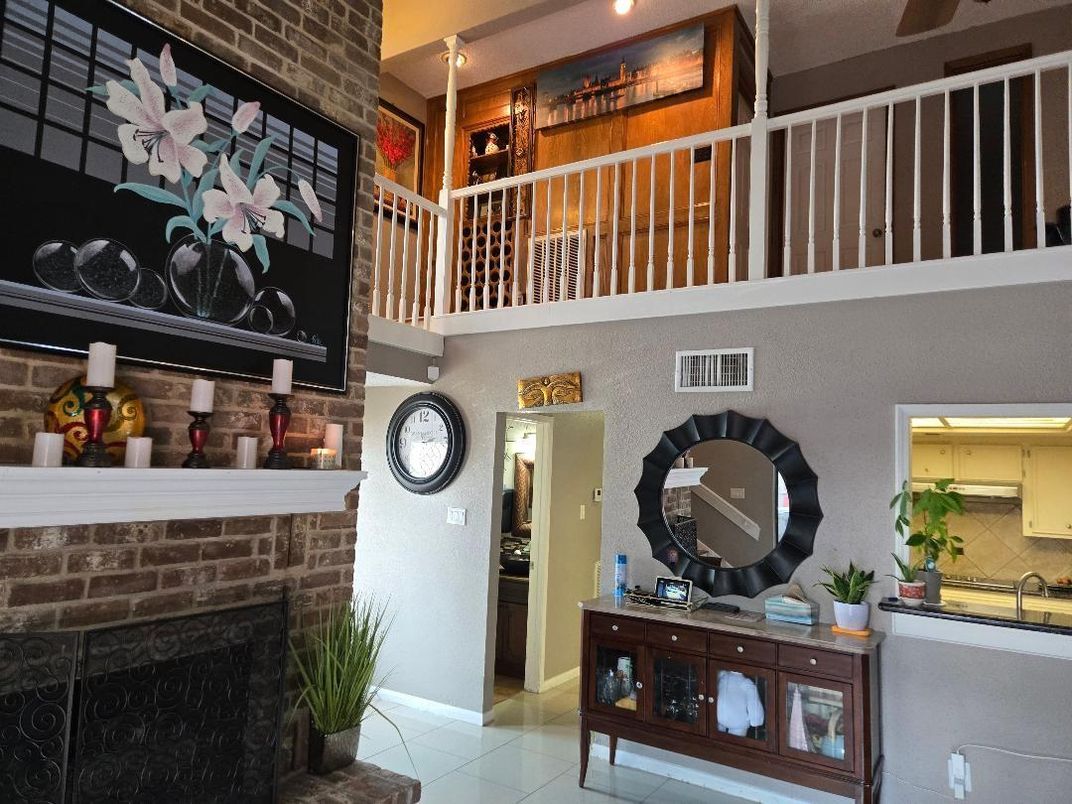 Fireplace, Interior, Kitchen, Stone Walls