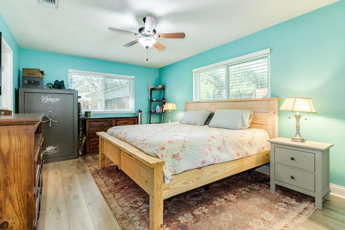 Bedroom, Interior, Wood Texture Flooring