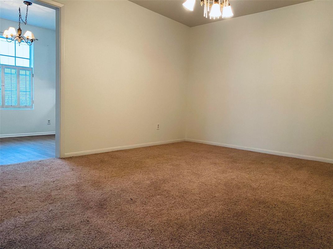 Chandelier, Empty room, Interior
