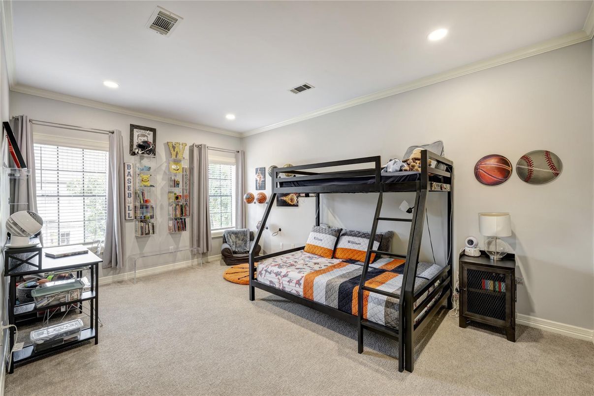 Bedroom, Interior, Recessed Lighting