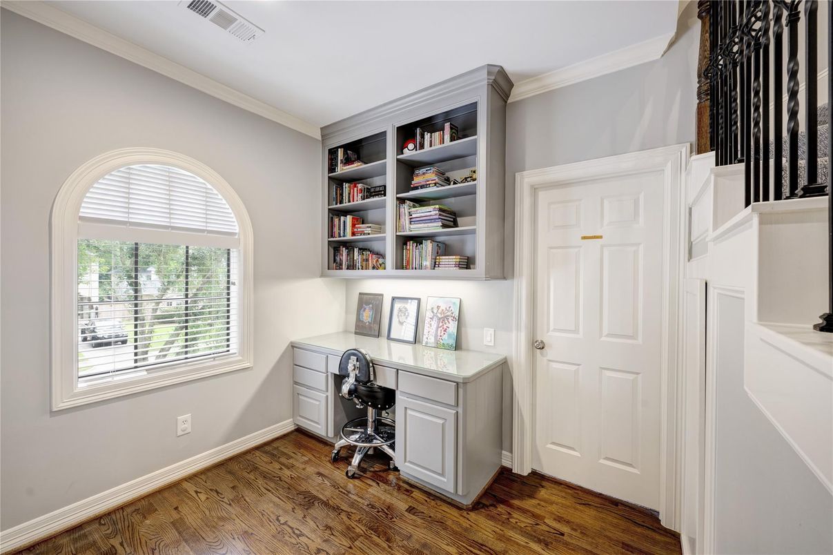 Home Office, Interior, Wood Texture Flooring