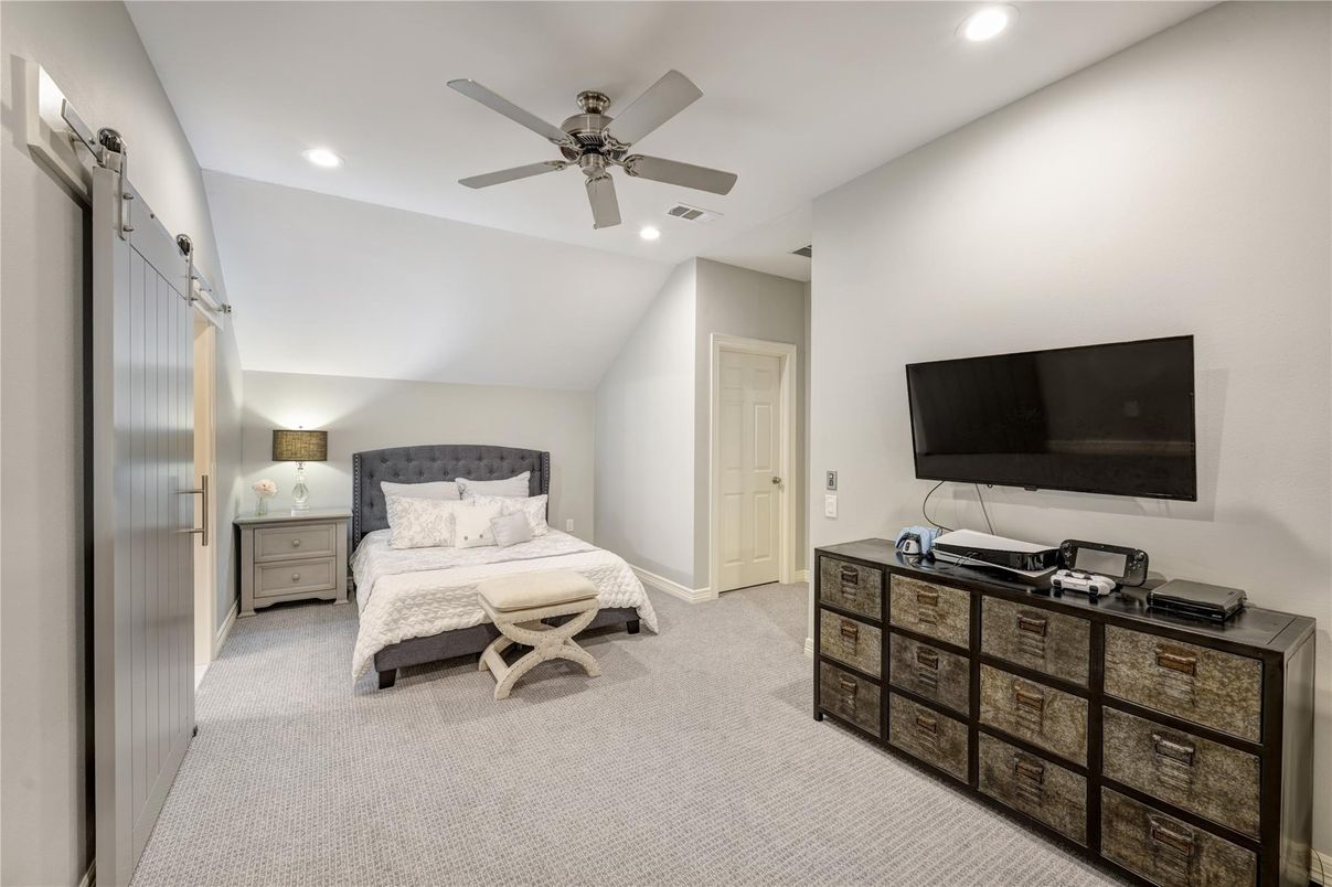 Bedroom, Interior, Recessed Lighting