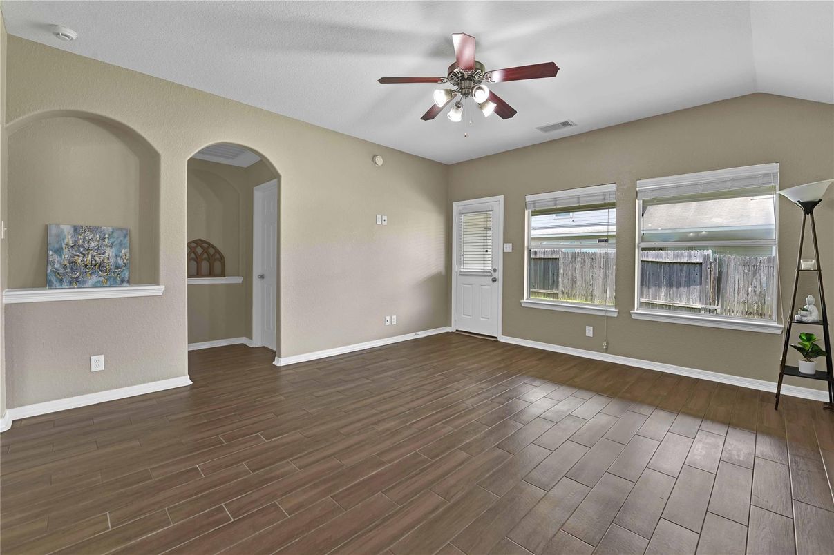 Empty room, Interior, Wood Texture Flooring