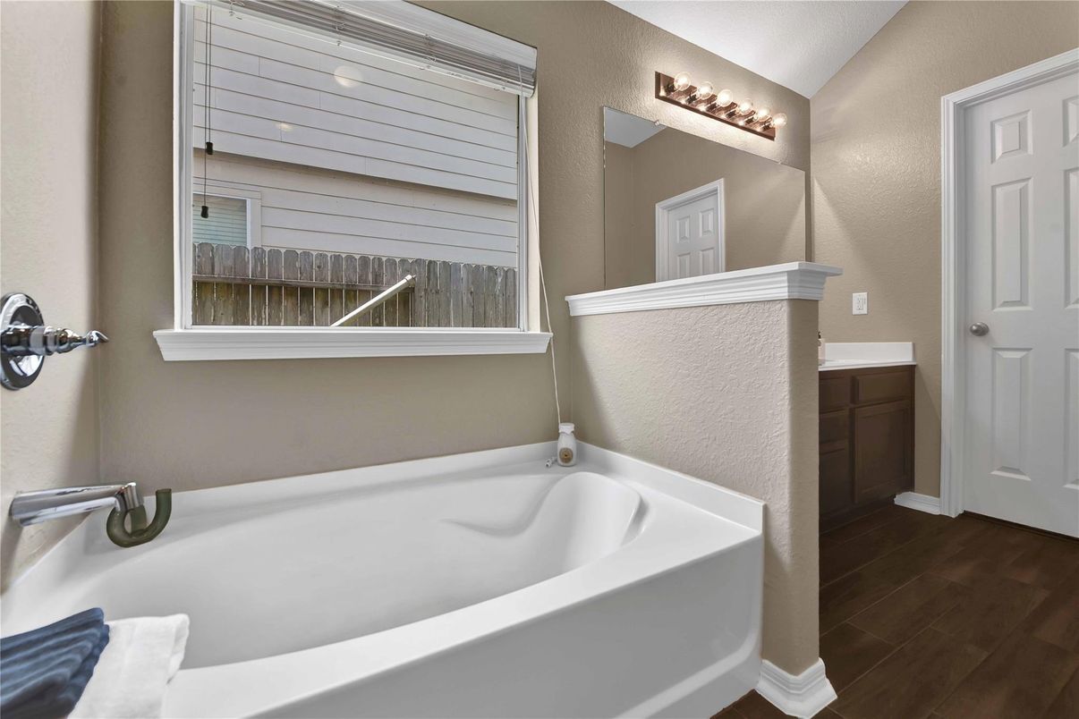 Bathroom, Interior, Wood Texture Flooring