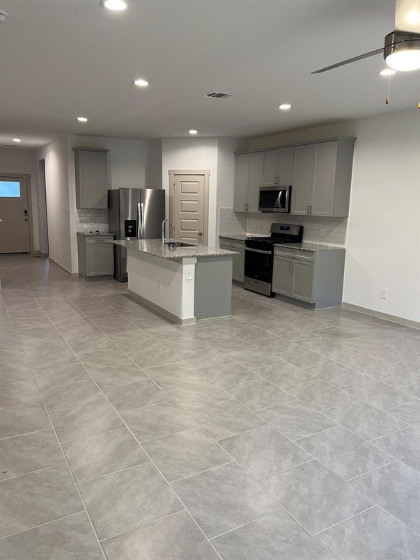 Interior, Kitchen, Recessed Lighting, Stainless Steel Appliances