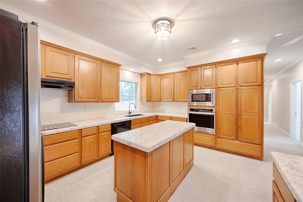 Interior, Kitchen, Recessed Lighting, Stainless Steel Appliances