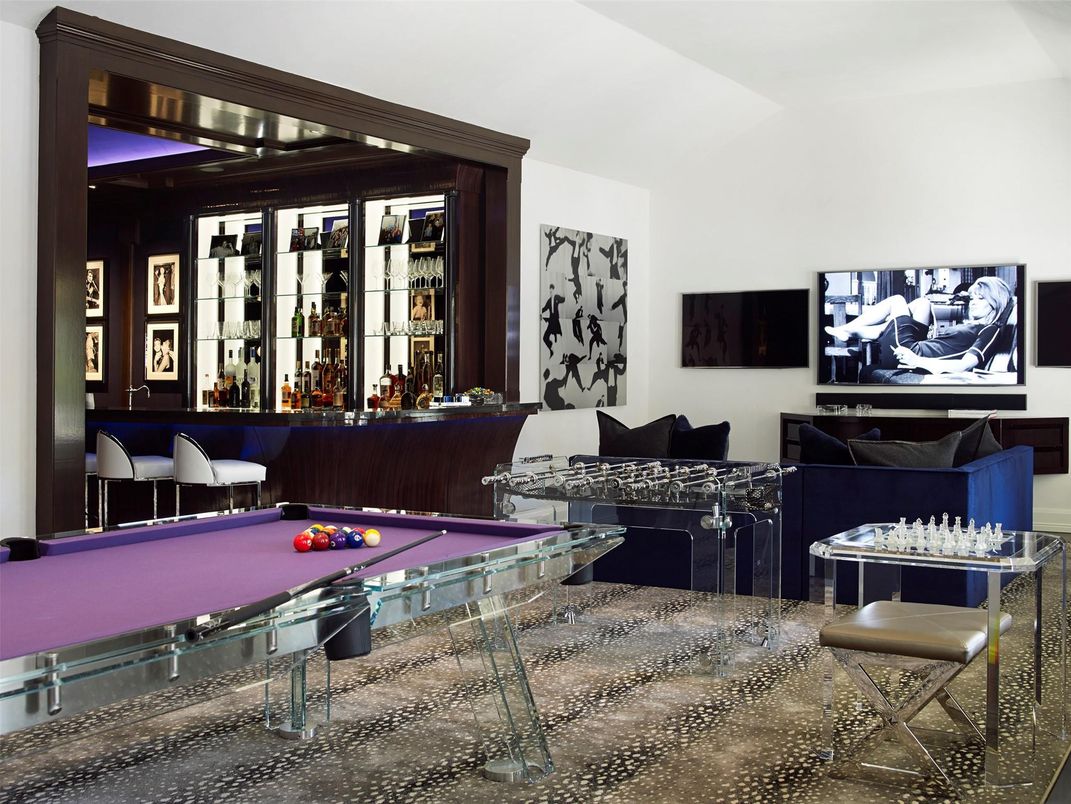Billiard Table, Game Room, Interior, Living room