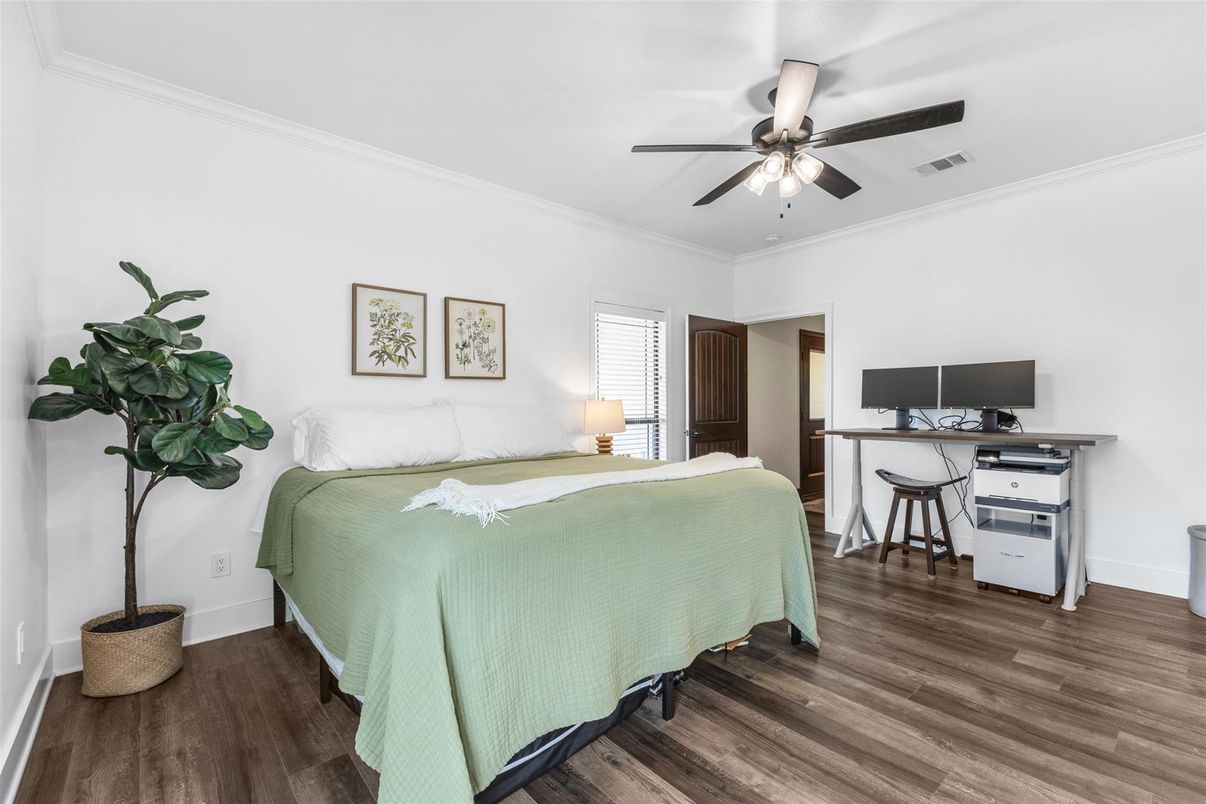 Bedroom, Interior, Wood Texture Flooring