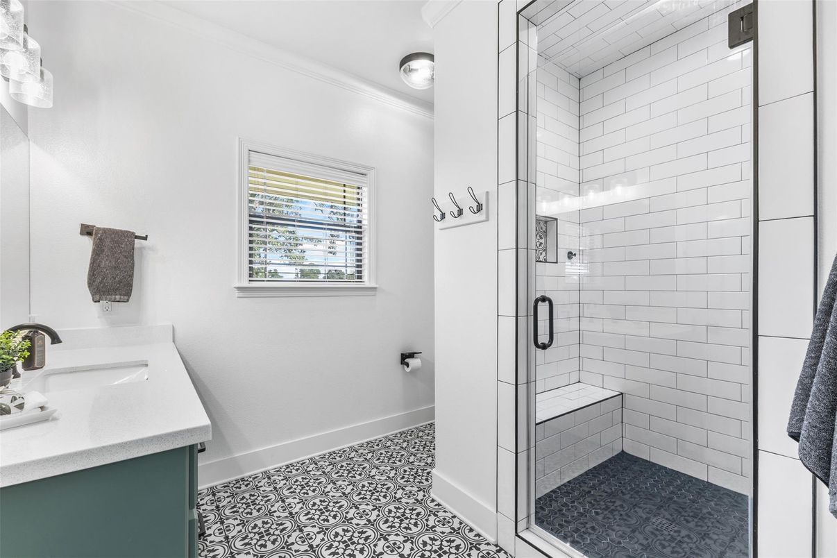Bathroom, Glass Shower, Interior