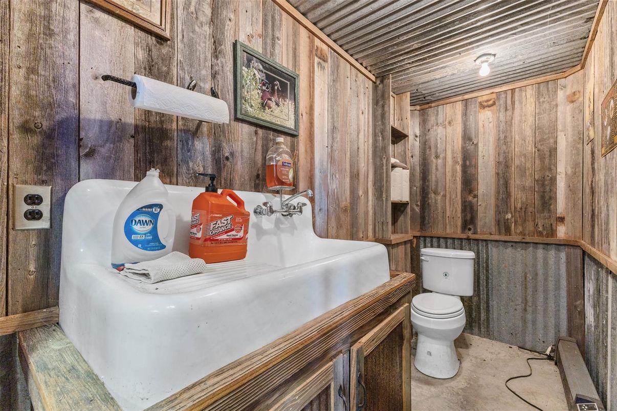 Bathroom, Interior, Wooden Walls
