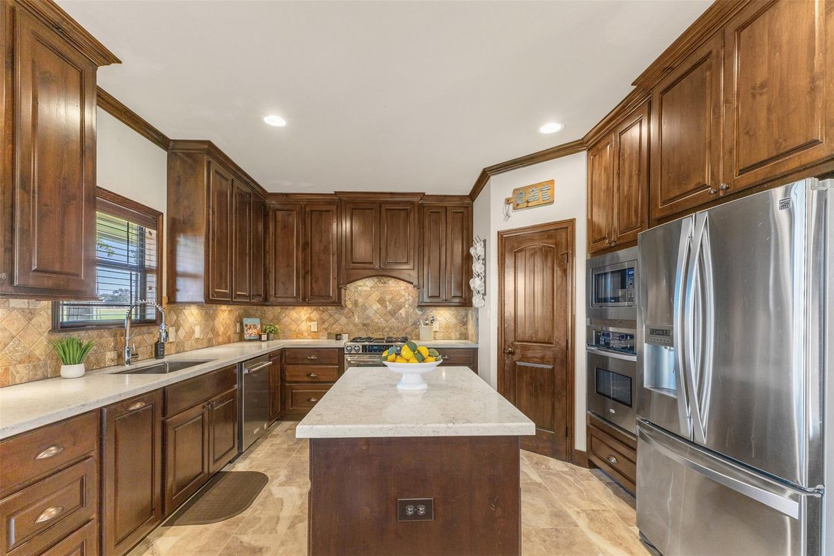 Interior, Kitchen, Recessed Lighting, Stainless Steel Appliances
