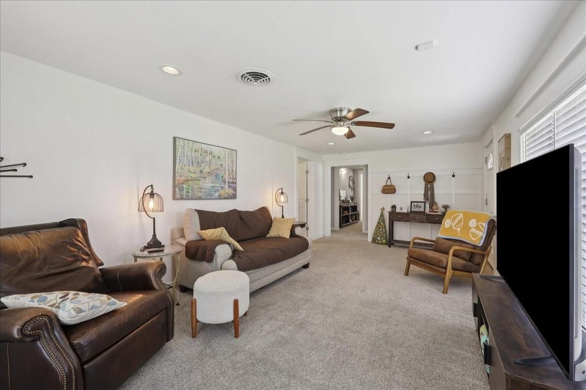 Interior, Living room, Recessed Lighting