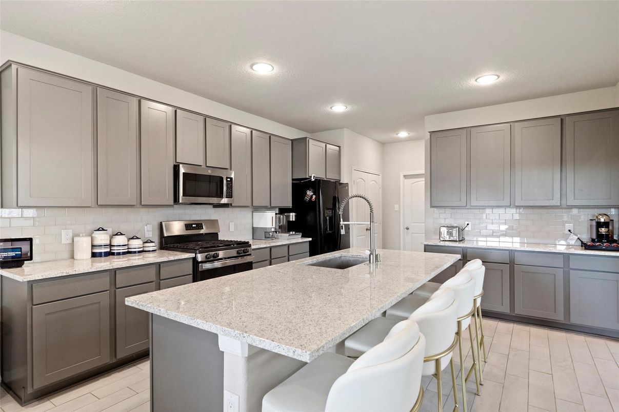 Interior, Kitchen, Recessed Lighting, Stainless Steel Appliances