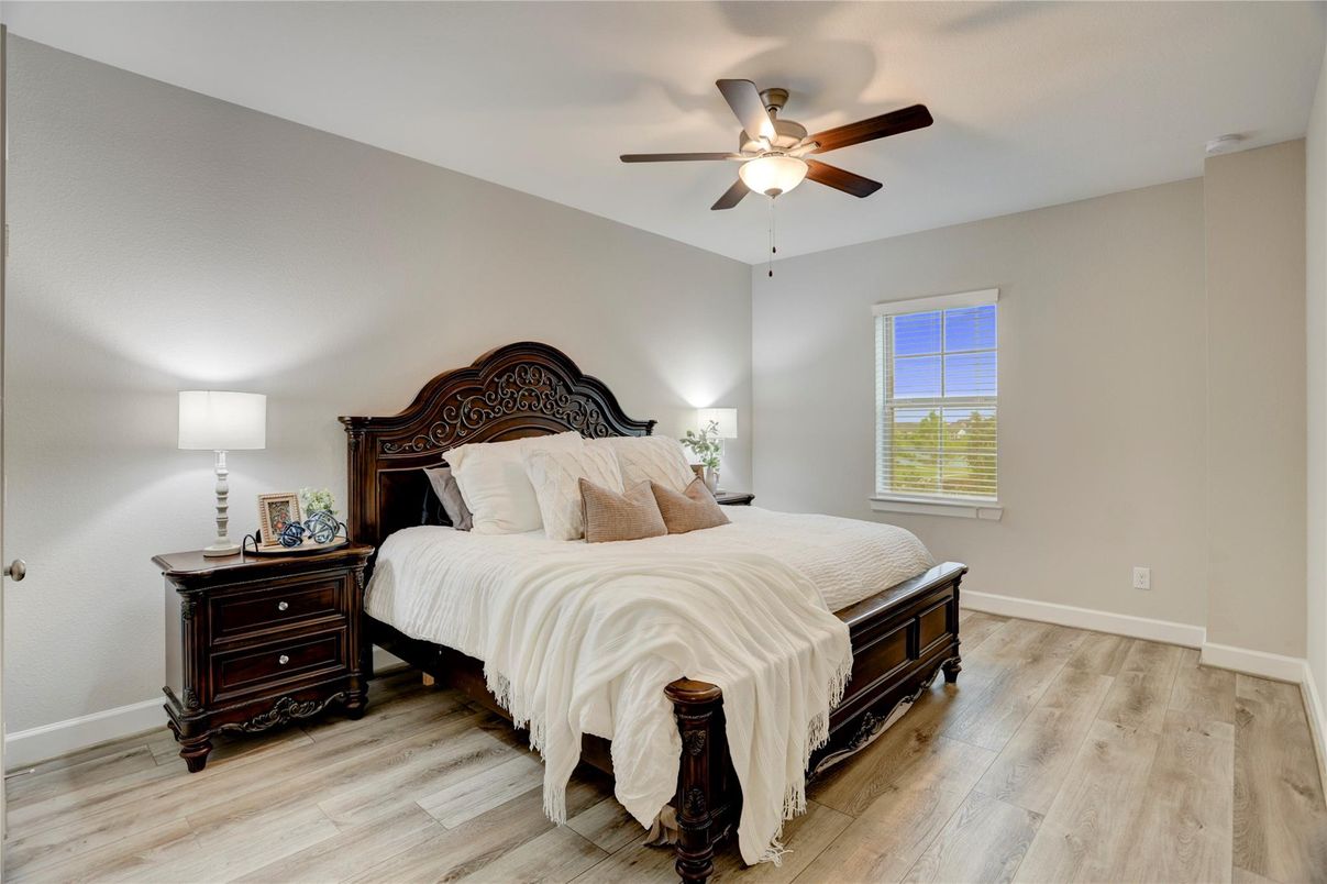 Bedroom, Interior, Wood Texture Flooring