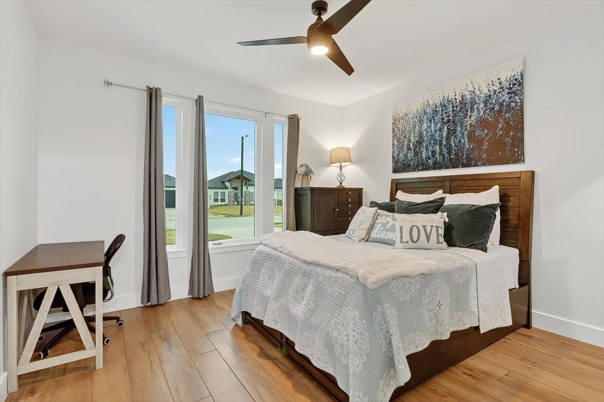 Bedroom, Interior, Wood Texture Flooring
