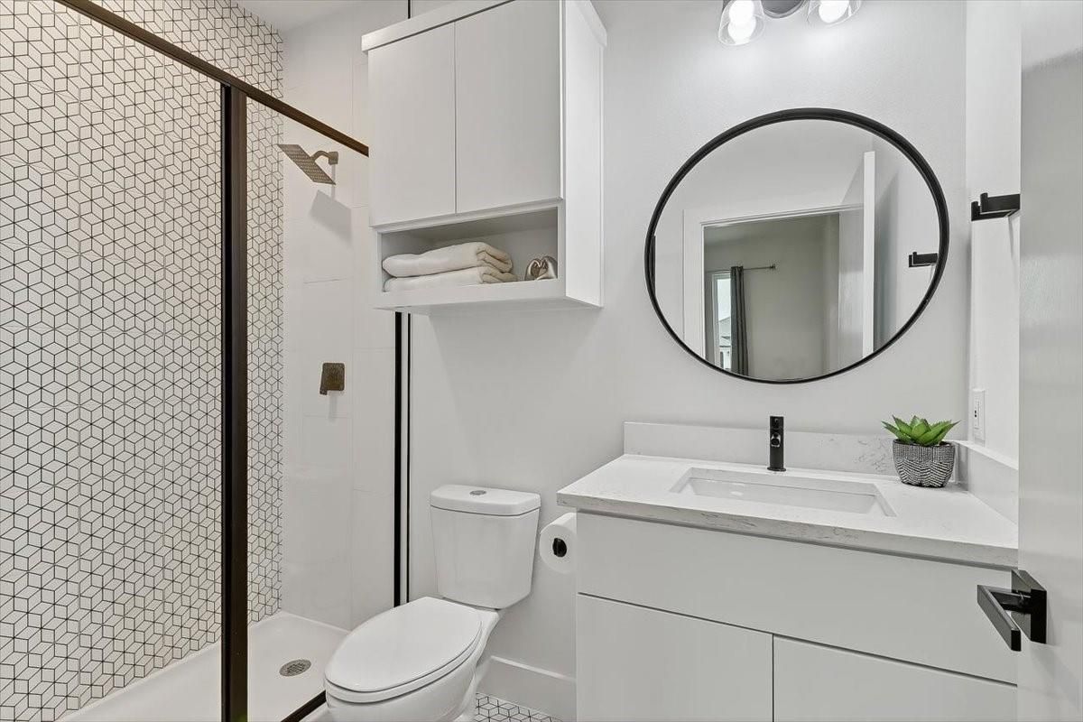 Bathroom, Glass Shower, Interior