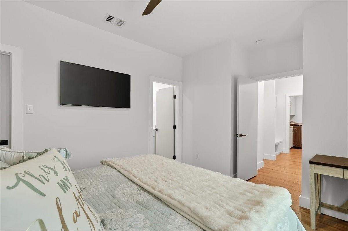 Bedroom, Interior, Wood Texture Flooring