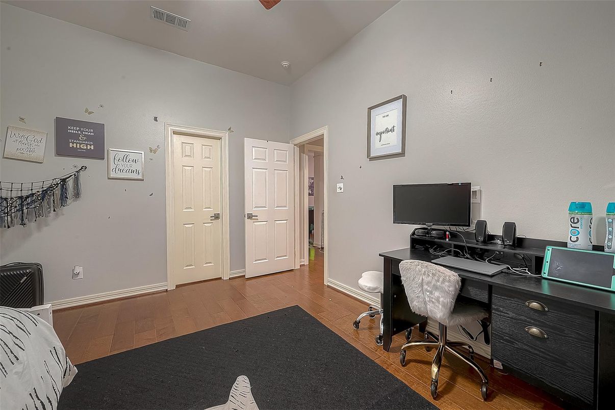 Home Office, Interior, Wood Texture Flooring