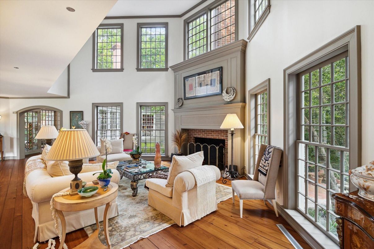Fireplace, Interior, Living room, Wood Texture Flooring