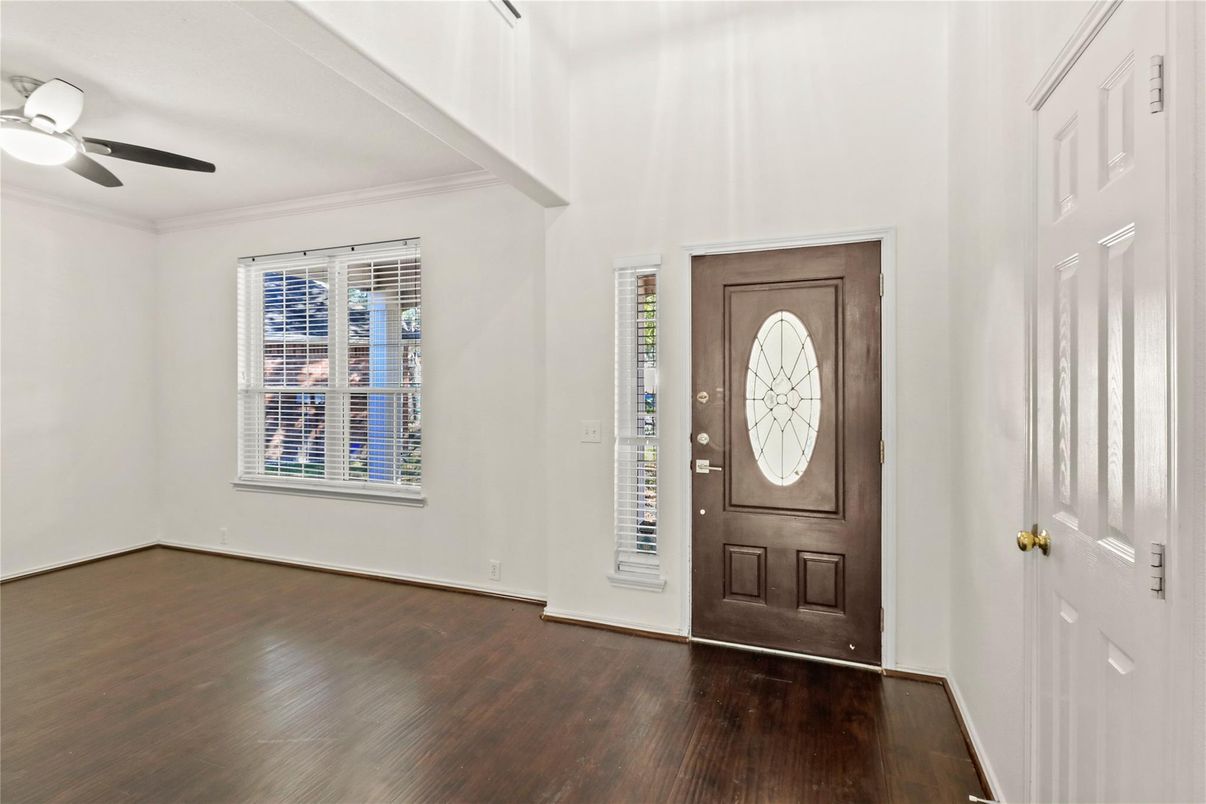 Empty room, Interior, Wood Texture Flooring