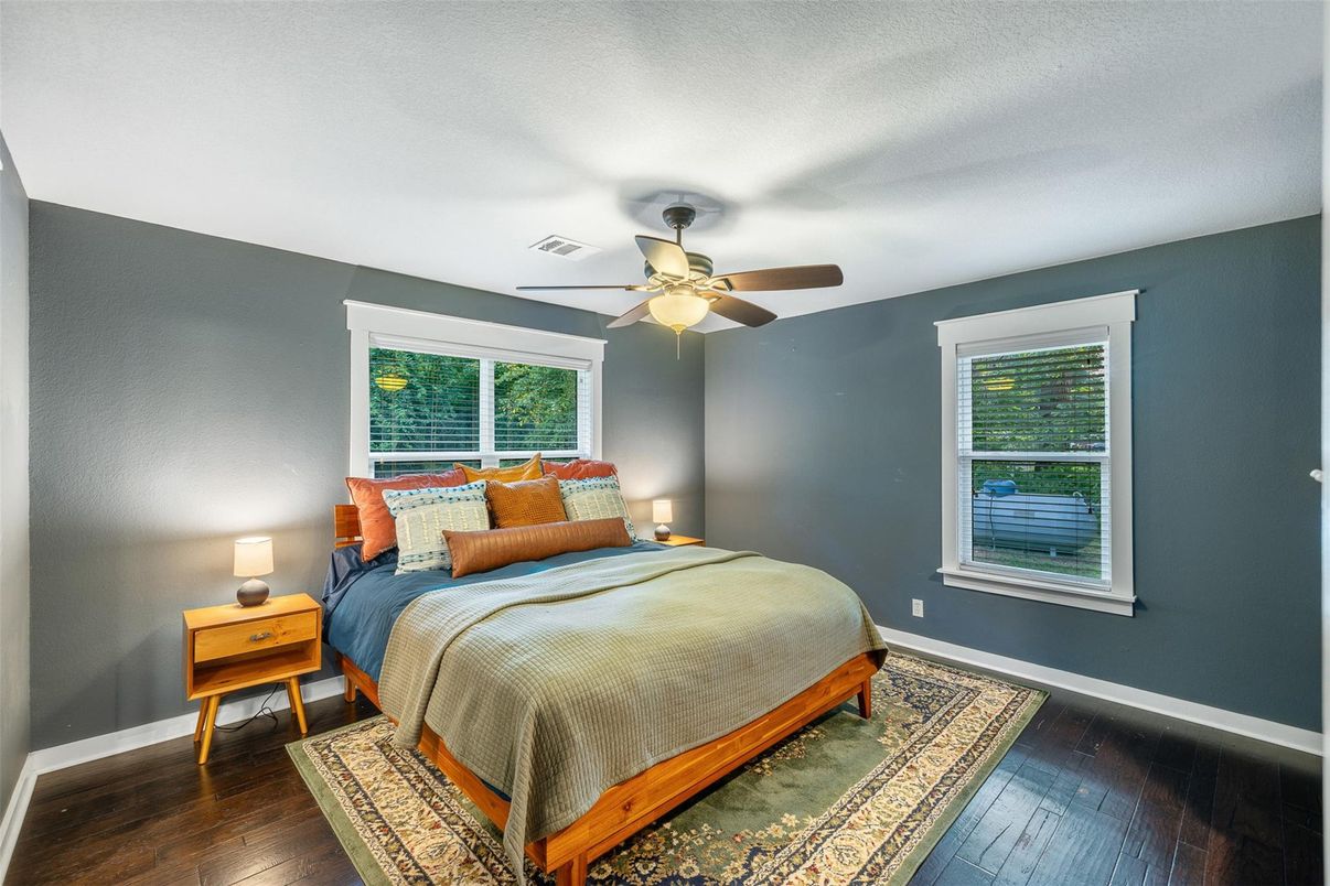Bedroom, Interior, Wood Texture Flooring
