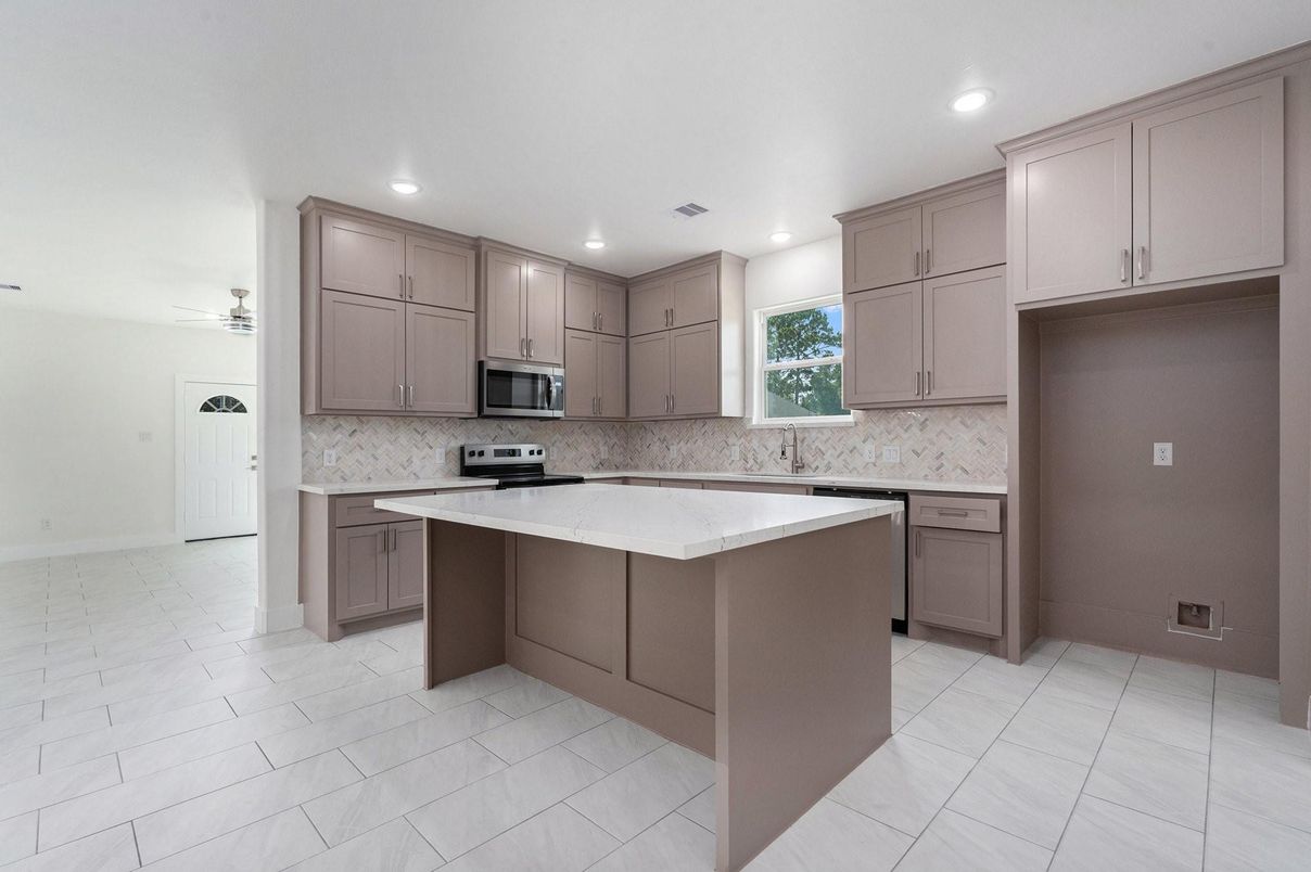 Interior, Kitchen, Recessed Lighting, Stainless Steel Appliances