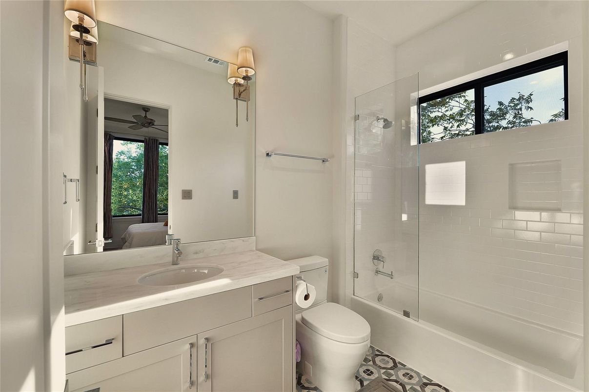 Bathroom, Glass Shower, Interior