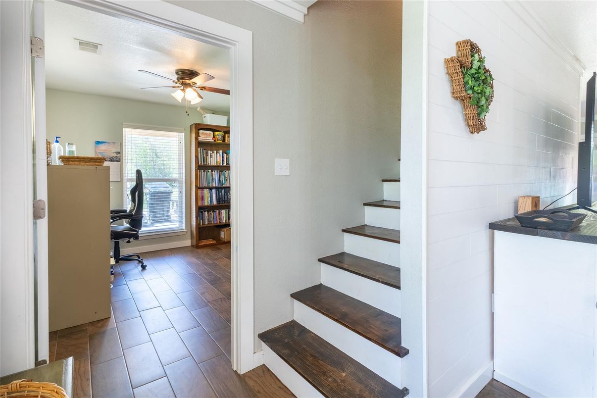 Home Office, Interior, Wood Texture Flooring