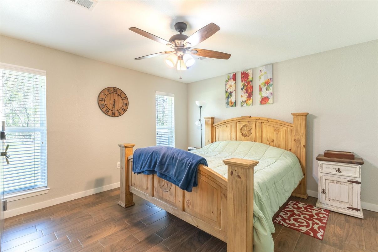 Bedroom, Interior, Wood Texture Flooring