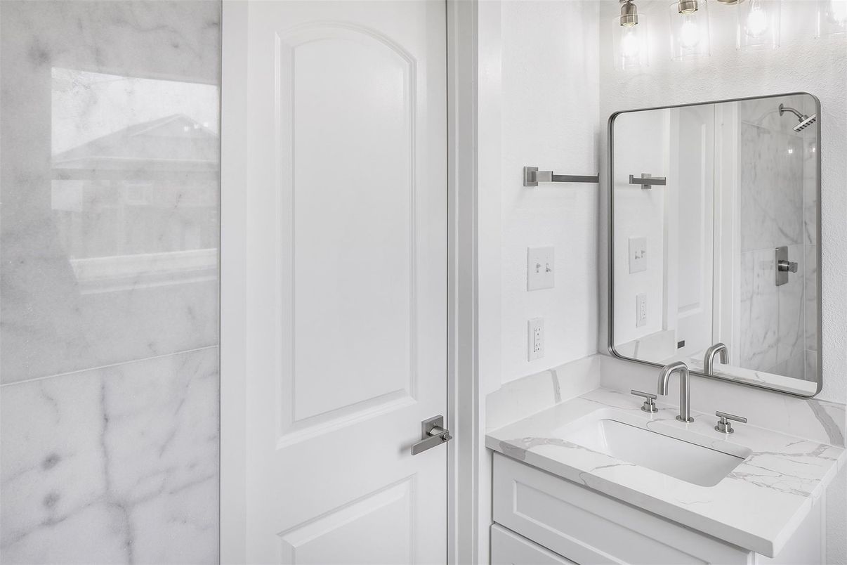 Bathroom, Interior, Marble Walls