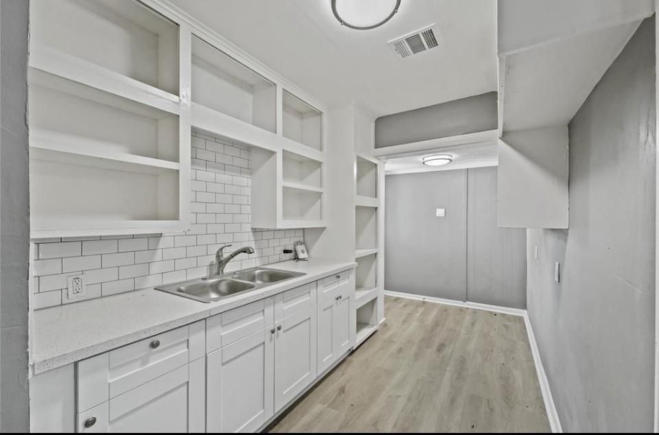 Interior, Kitchen, Wood Texture Flooring
