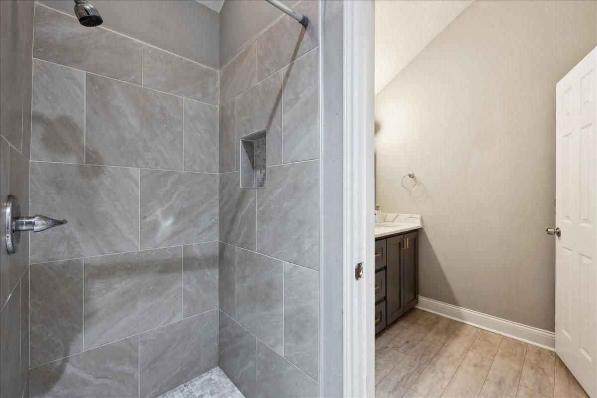 Bathroom, Interior, Wood Texture Flooring