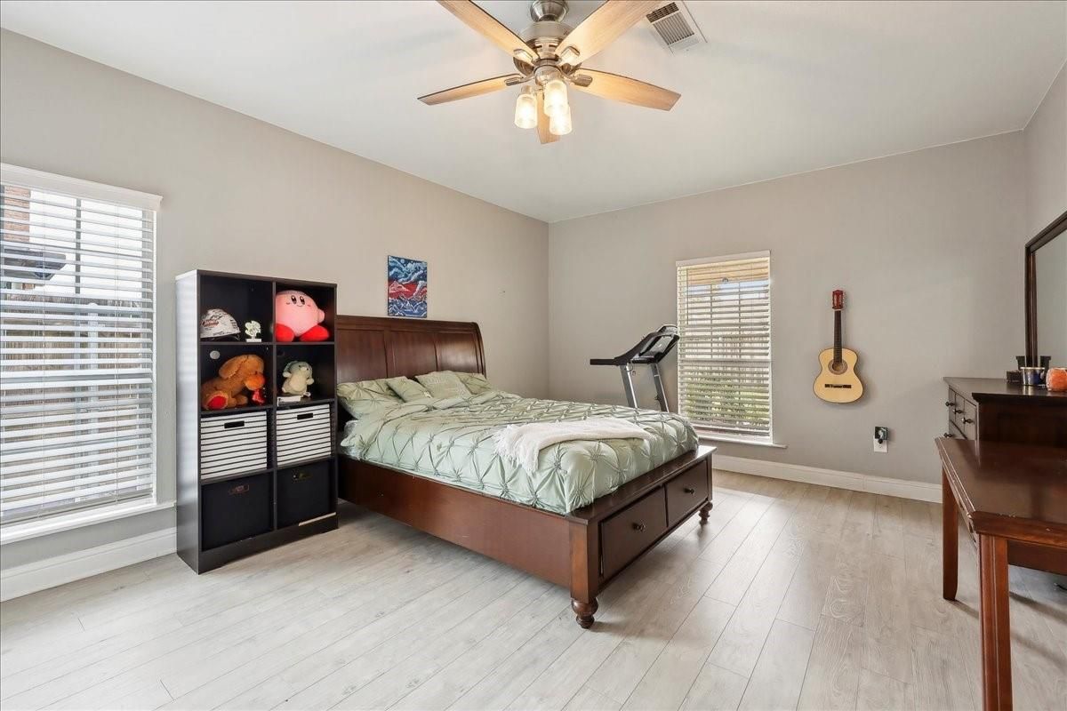 Bedroom, Interior, Wood Texture Flooring