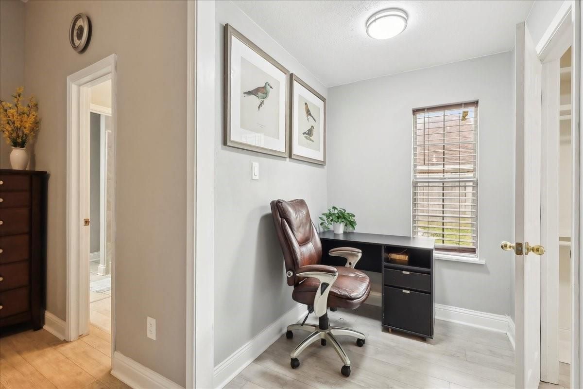 Home Office, Interior, Wood Texture Flooring