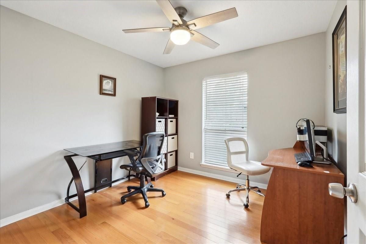 Home Office, Interior, Wood Texture Flooring