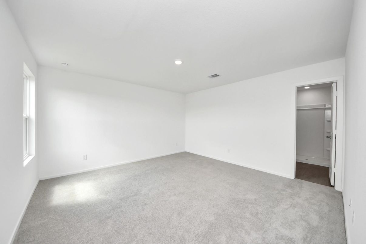 Empty room, Interior, Recessed Lighting