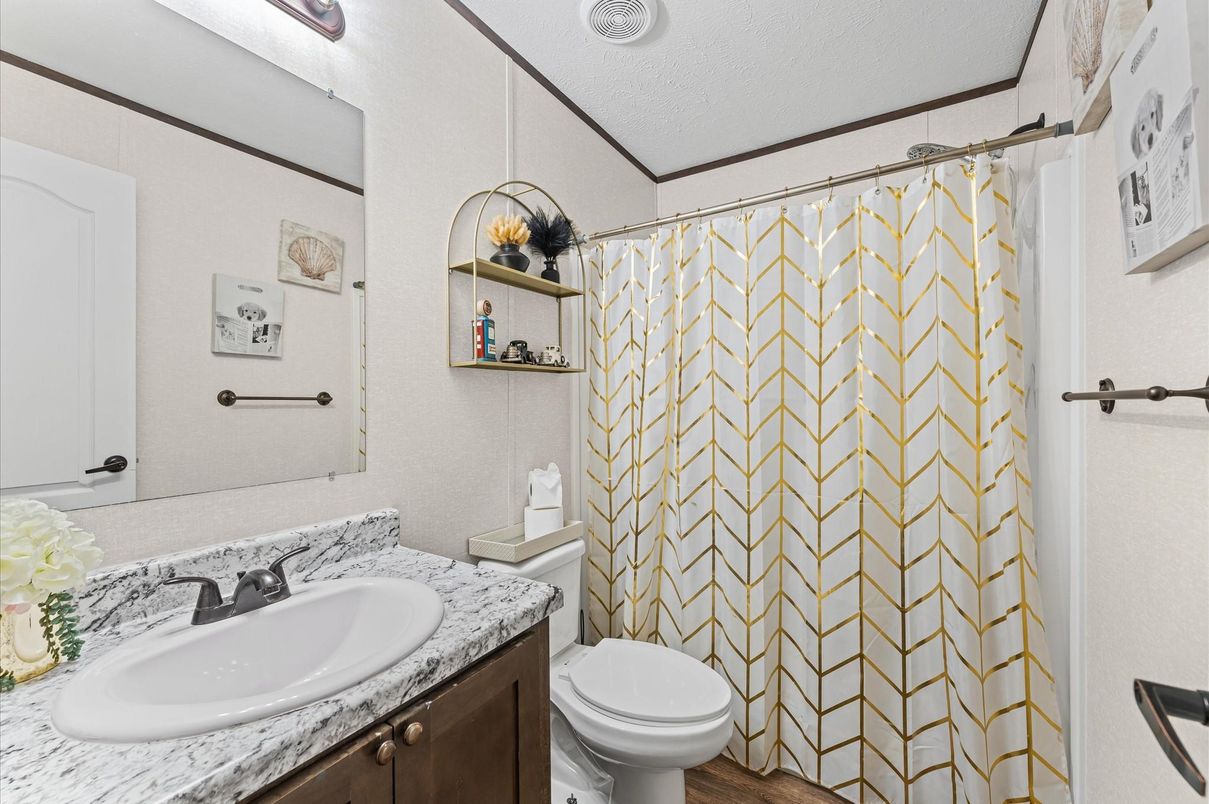 Bathroom, Interior, Wood Texture Flooring
